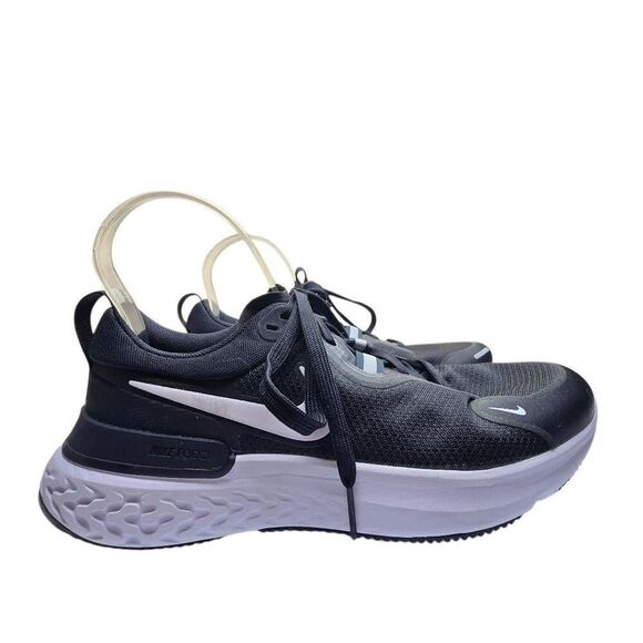 Nike React Miler Mens Running Shoe Black White Size 7.5 - Picture 2 of 15